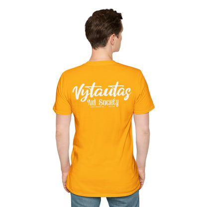 Vytautas Aid Society T-Shirt — Minimal Script Logo Tee