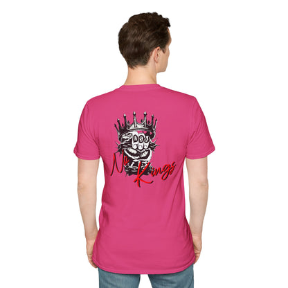 T-Shirt — 'No Kings' Skull Crown Graphic Tee