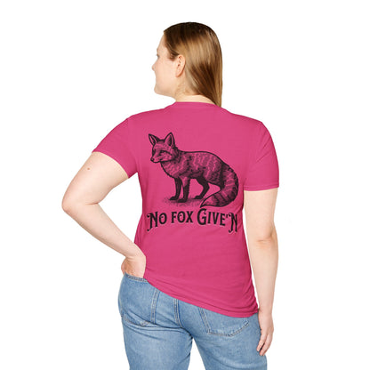 T-Shirt — 'No Fox Give'n' Vintage Fox Graphic Tee