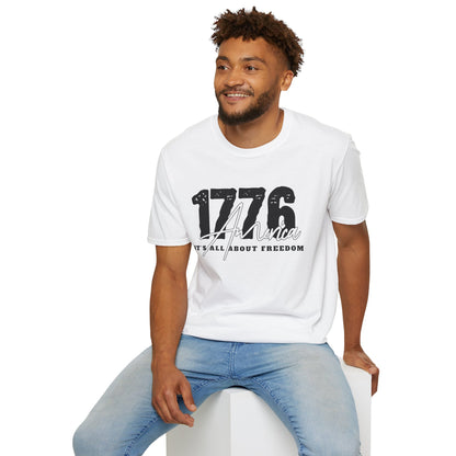 1776 America "It's All About Freedom" T-Shirt