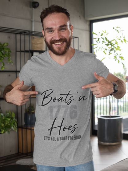Boats'N Hoes 1776 Unisex Cotton Crew Tee
