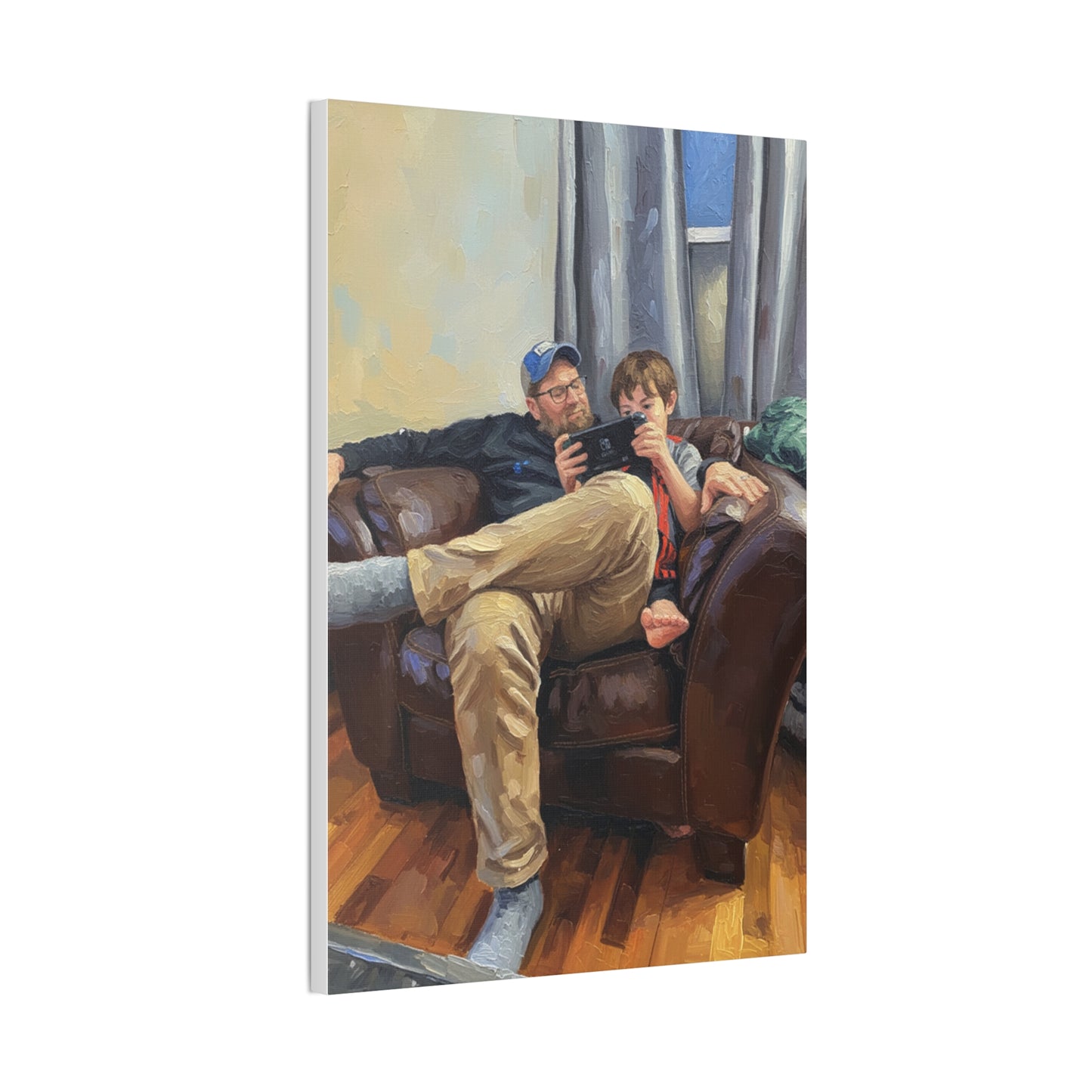Custom Family Portrait Canvas Print — Stretched 0.75"