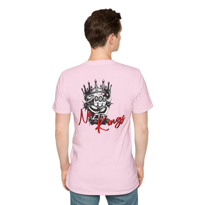 T-Shirt — 'No Kings' Skull Crown Graphic Tee
