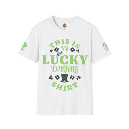 Lucky Drinking Shirt Tee — "This Is My get Lucky Drinking Shirt" St. Patrick’s Day T-Shirt