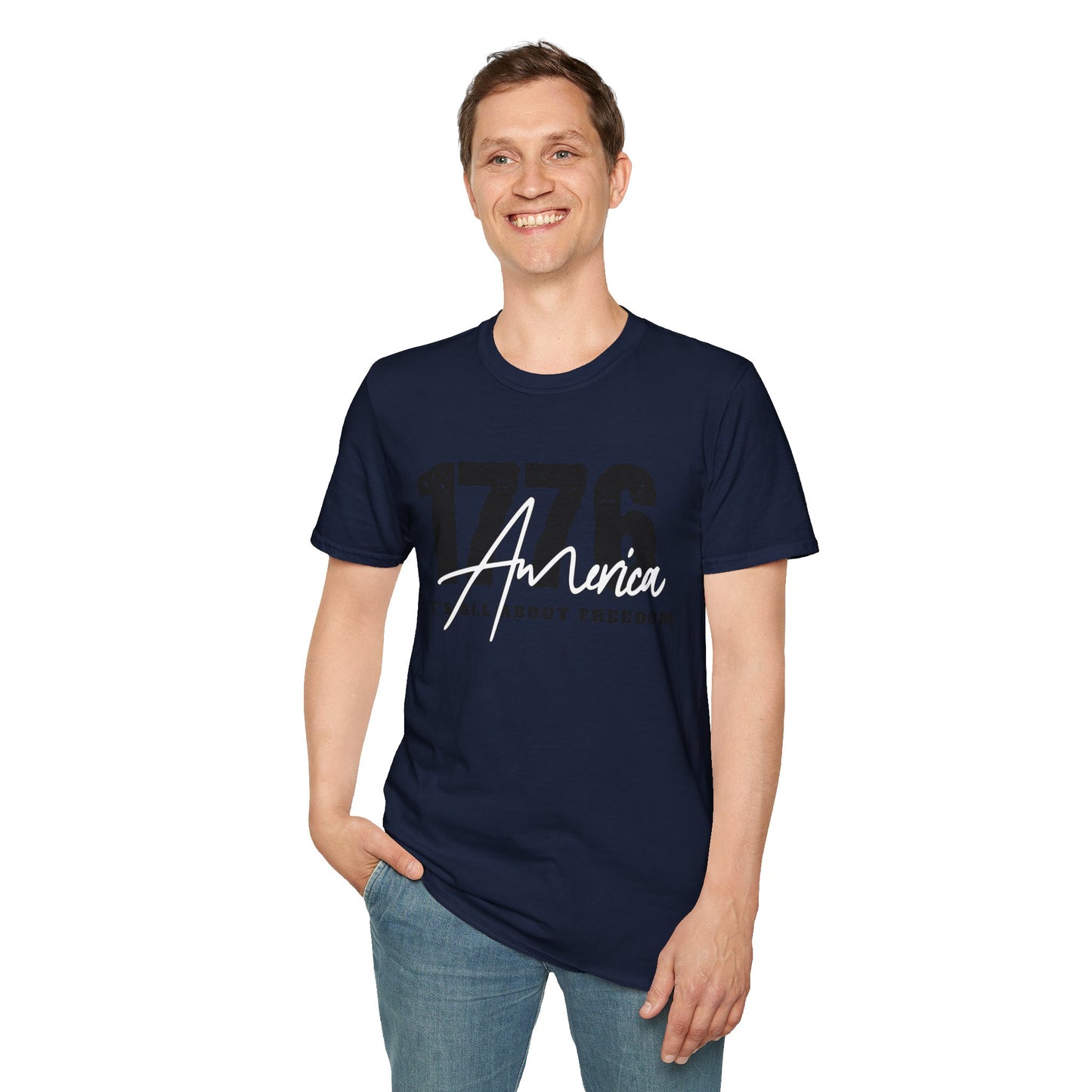 1776 America "It's All About Freedom" T-Shirt