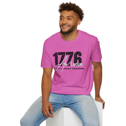 1776 America "It's All About Freedom" T-Shirt