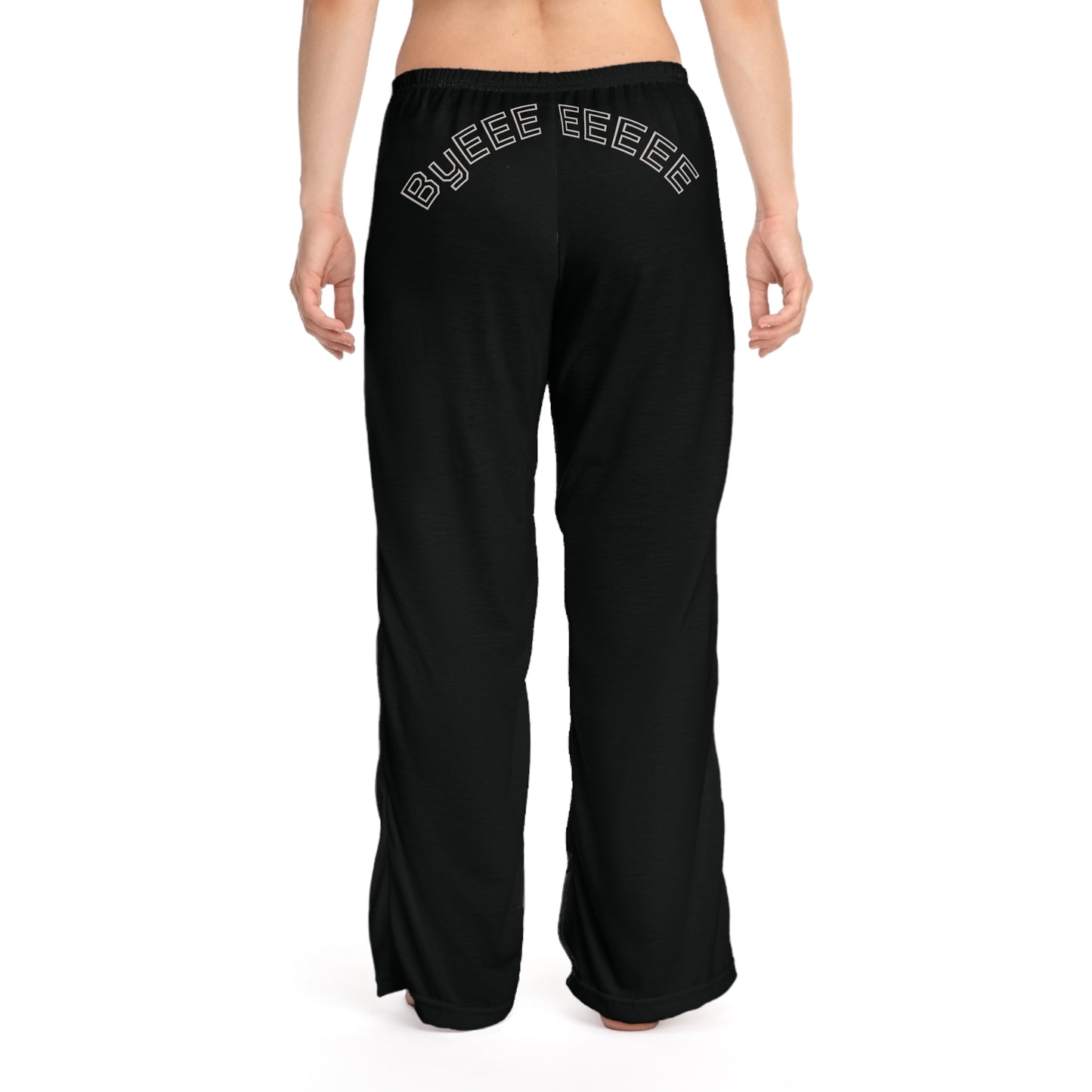 Women's Pajama Pants - &quot;FuKawF / Byeeee&quot; - Gen X or Introverted Lounge Wear - The Jolly Bobber 