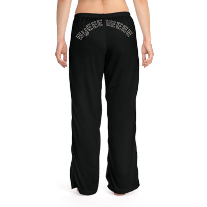 Women's Pajama Pants - &quot;FuKawF / Byeeee&quot; - Gen X or Introverted Lounge Wear - The Jolly Bobber 