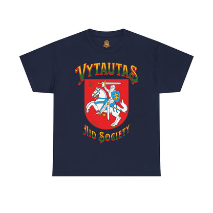 Vytautas Aid Society T‑Shirt — Lithuanian Coat of Arms 1 Graphic Tee
