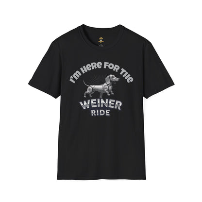 I'm Here for the Weiner Ride - T-Shirt - The Jolly Bobber 