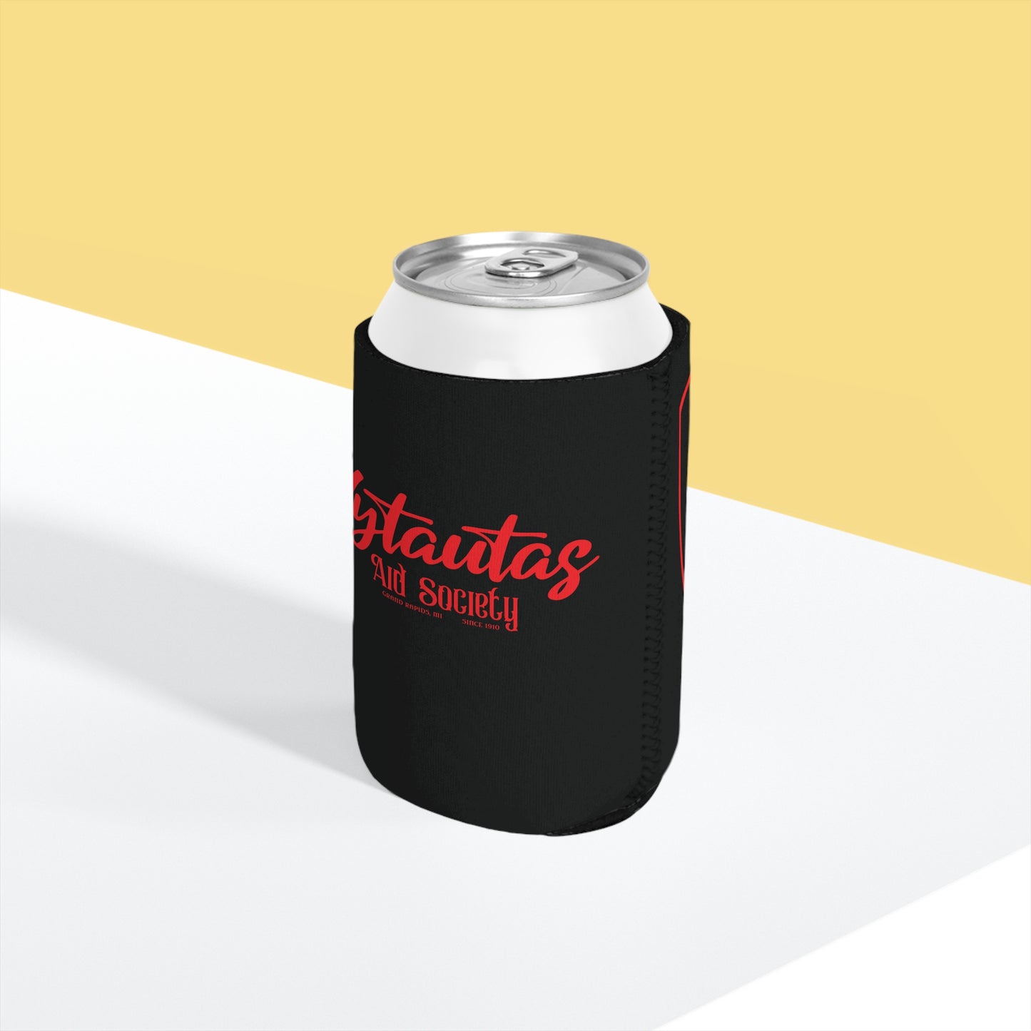 Can Cooler - Vytautas Aid Society Shield Design 2