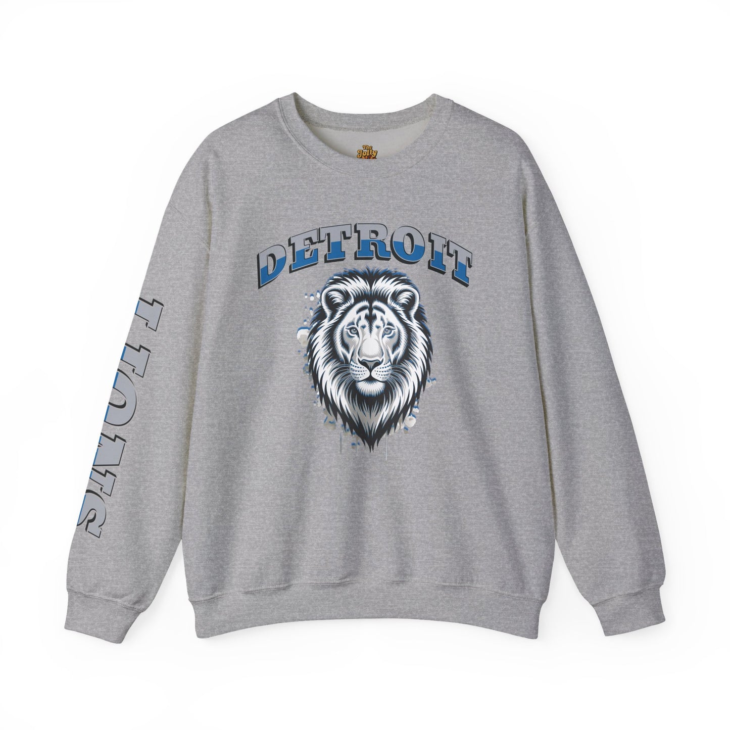 Detroit Lions Footbal Season Unisex Crewneck Sweatshirt, NFL Fan Apparel, Sports Team Hoodie, Game Day Outfit, Gift for Football Lovers - The Jolly Bobber 