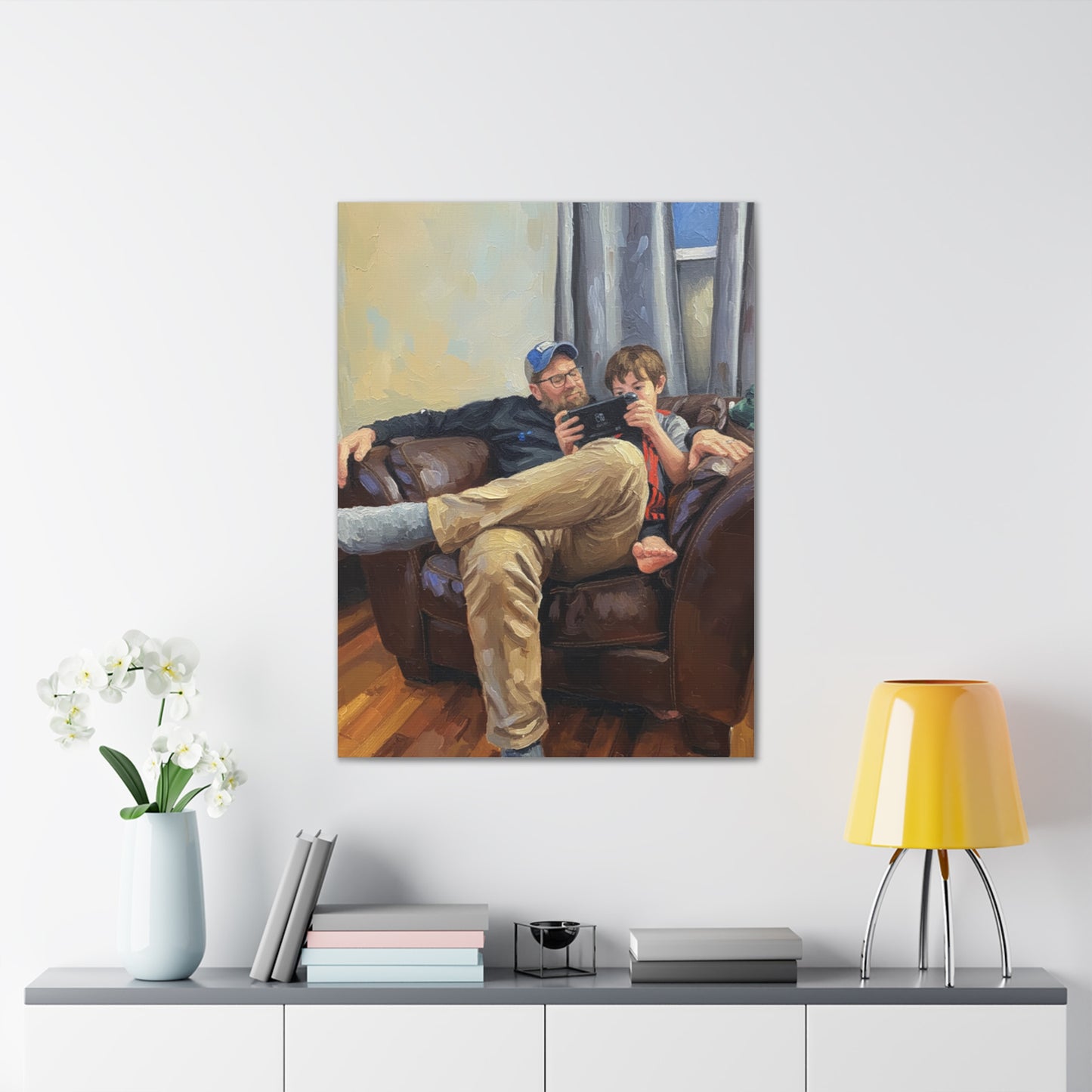 Custom Family Portrait Canvas Print — Stretched 0.75"