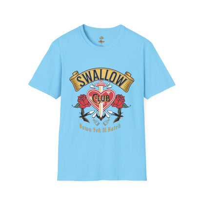 Sailors Swallow Club - Softstyle T-Shirt Unisex T-Shirt | Nautical Graphic Tee