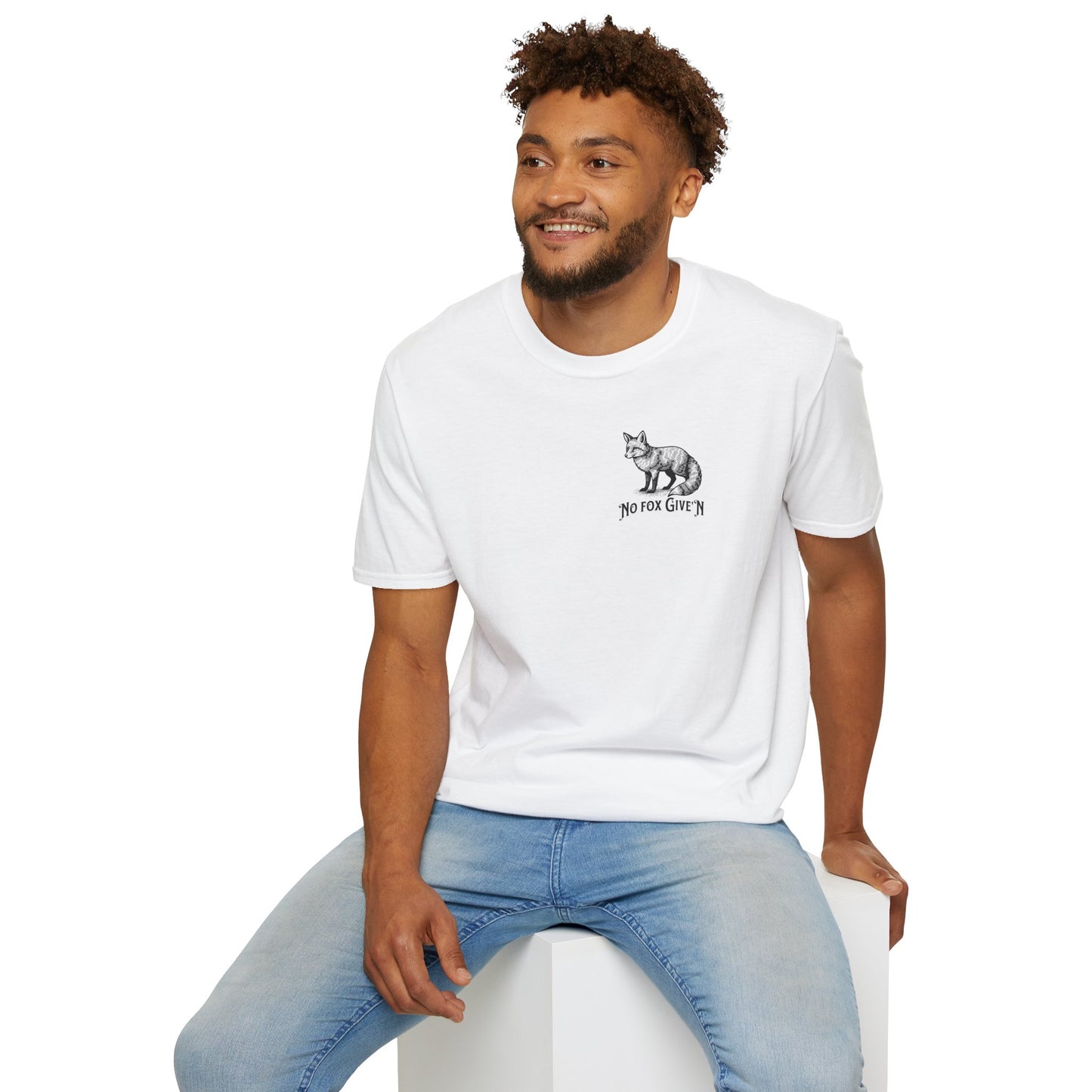 T-Shirt — 'No Fox Give'n' Vintage Fox Graphic Tee