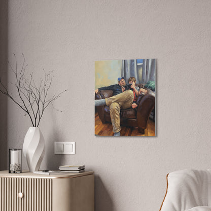 Custom Family Portrait Canvas Print — Stretched 0.75"