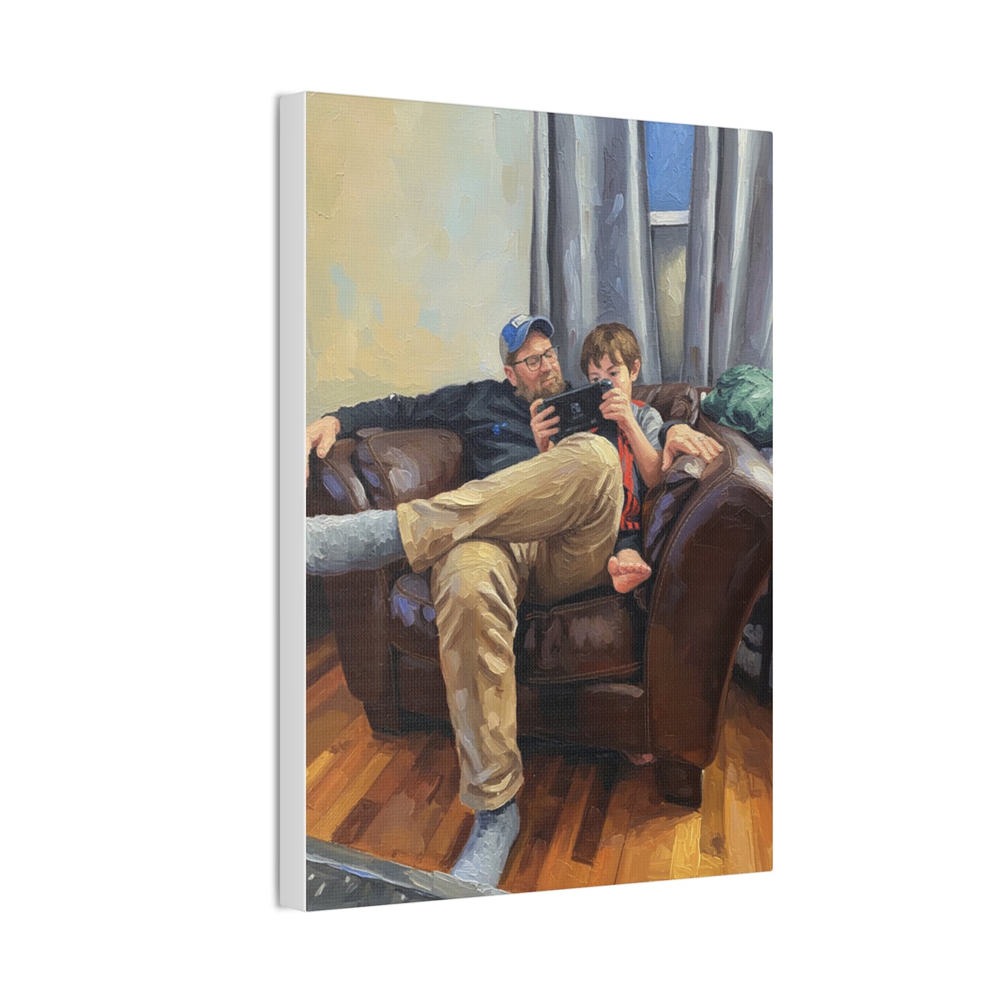 Custom Family Portrait Canvas Print — Stretched 0.75"
