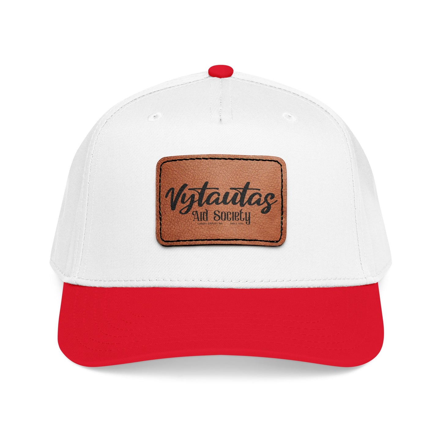 Leather Patch Baseball Cap — Vytautas Aid Society