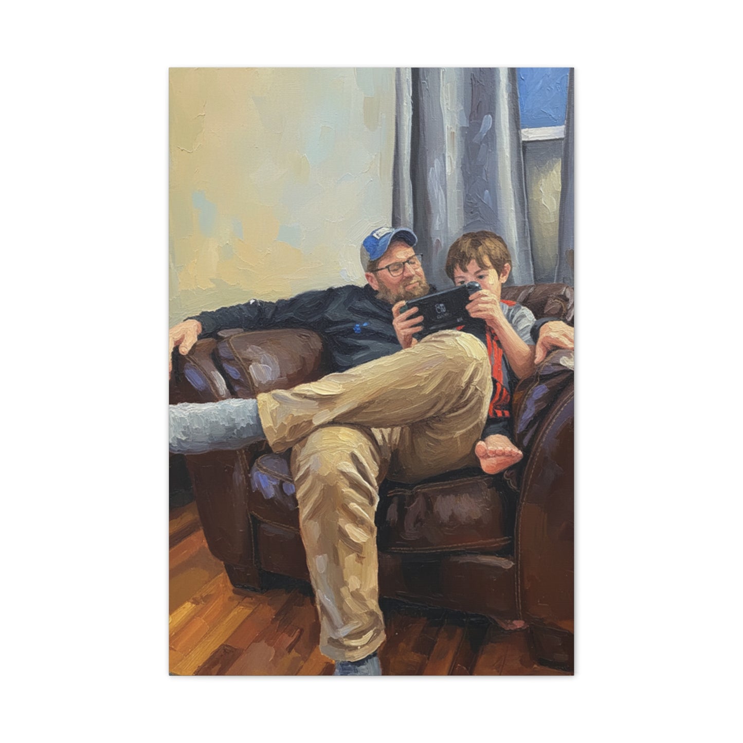 Custom Family Portrait Canvas Print — Stretched 0.75"