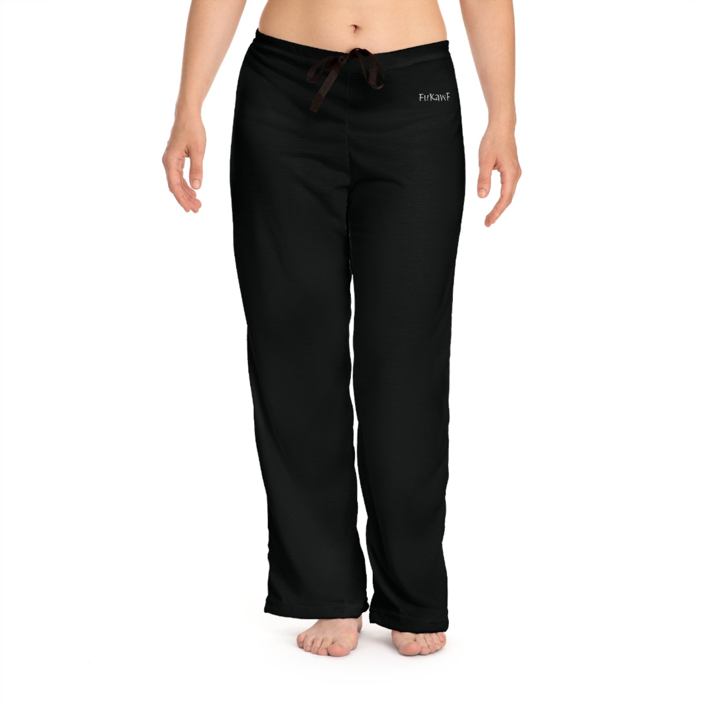 Women's Pajama Pants - &quot;FuKawF / Byeeee&quot; - Gen X or Introverted Lounge Wear - The Jolly Bobber 