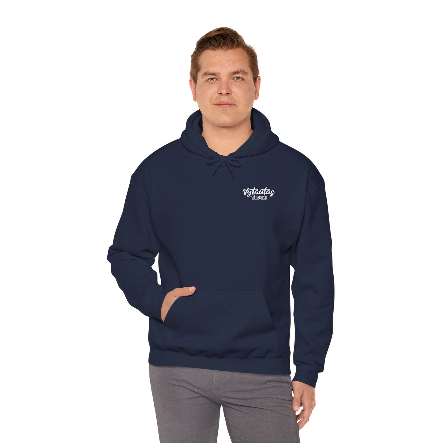 Vytautas Hoodie — Simplistic Lithuanian club Hooded Sweatshirt