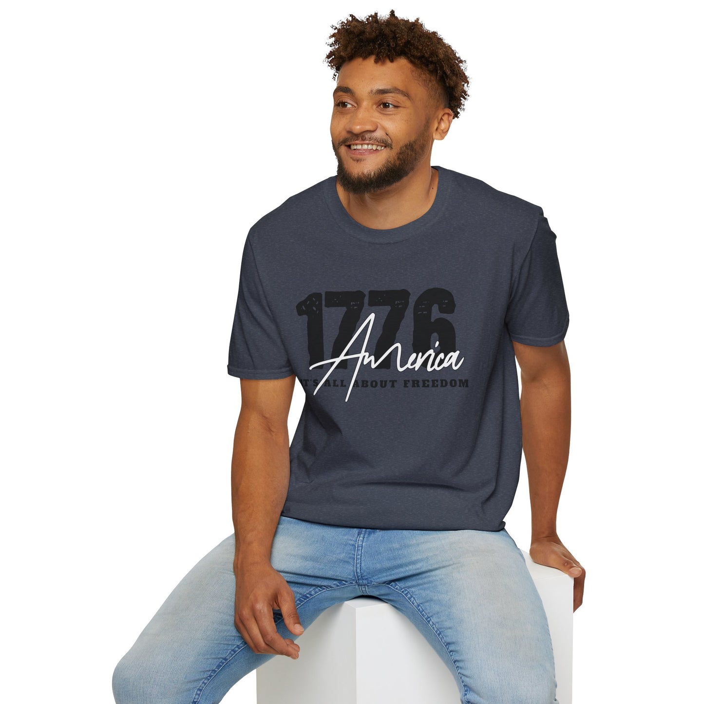 1776 America "It's All About Freedom" T-Shirt