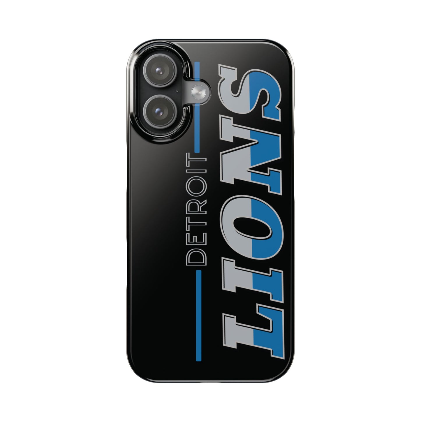 Detroit Lions Football Slim iPhone Cases for All Sizes- Stylish Fan Accessory, Sports Gift, NFL Phone Cover, Game Day Essential, Unique Team Merchandise - The Jolly Bobber 