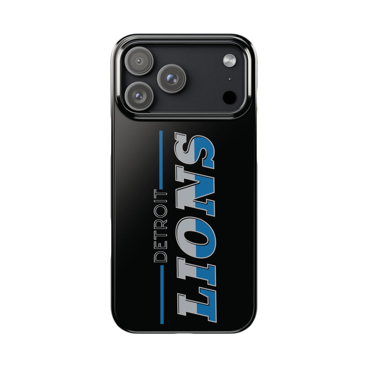 Detroit Lions Football Slim iPhone Cases for All Sizes - Stylish Fan Accessory, Sports Gift, NFL Phone Cover, Game Day Essential, Unique Team Merchandise - The Jolly Bobber 
