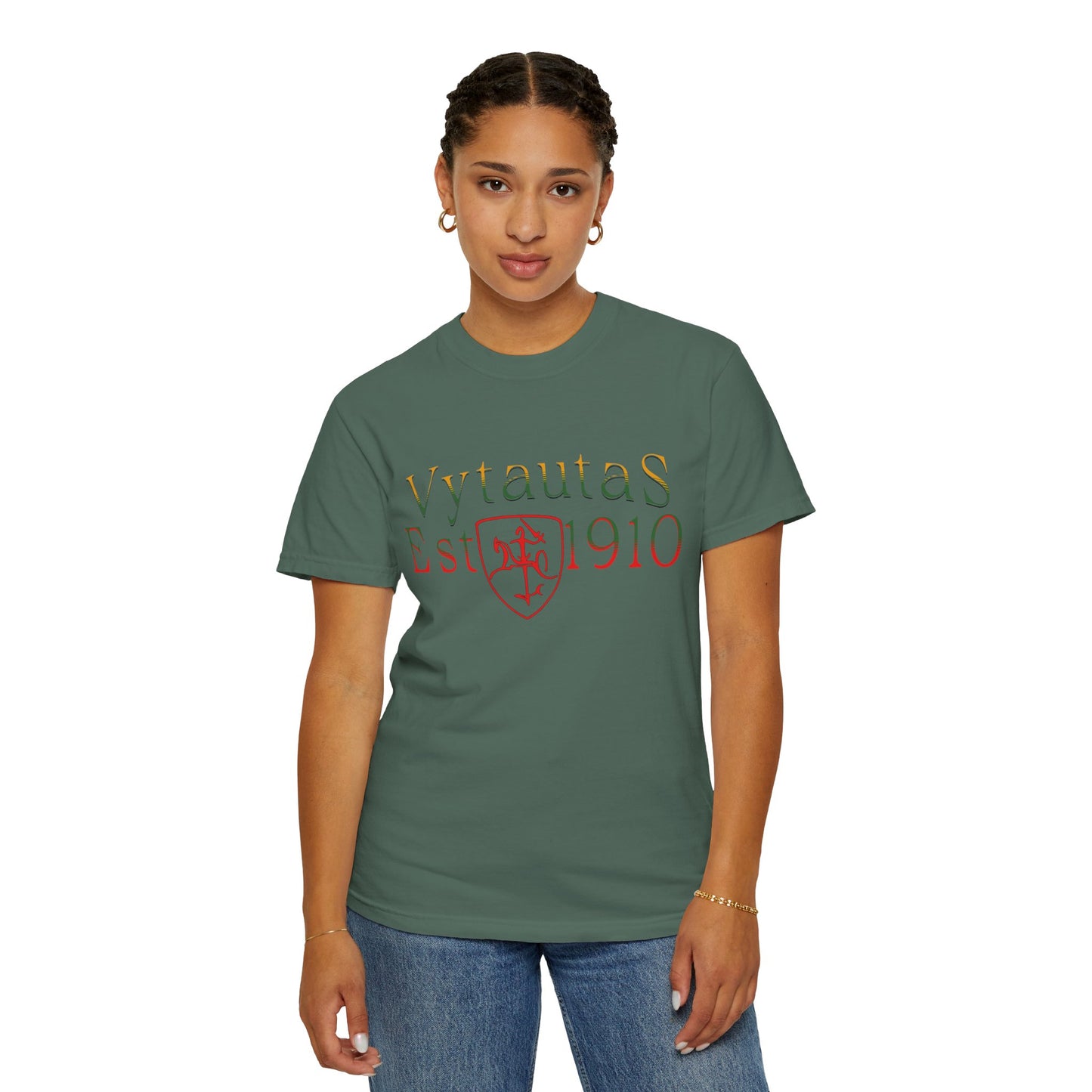 Vytautas Est. 1910 T-Shirt — Grand Rapids Aid Society Retro Logo Tee