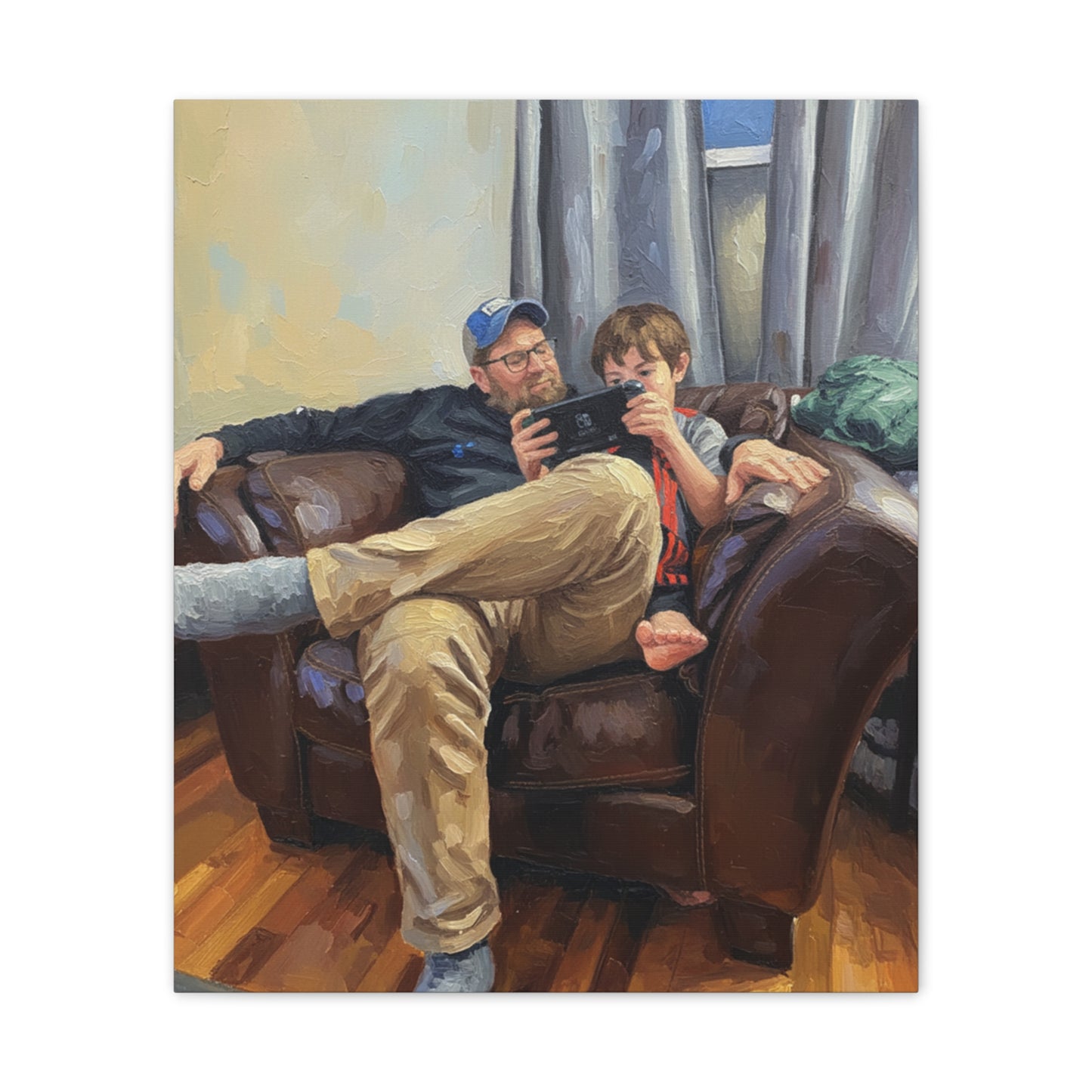 Custom Family Portrait Canvas Print — Stretched 0.75"