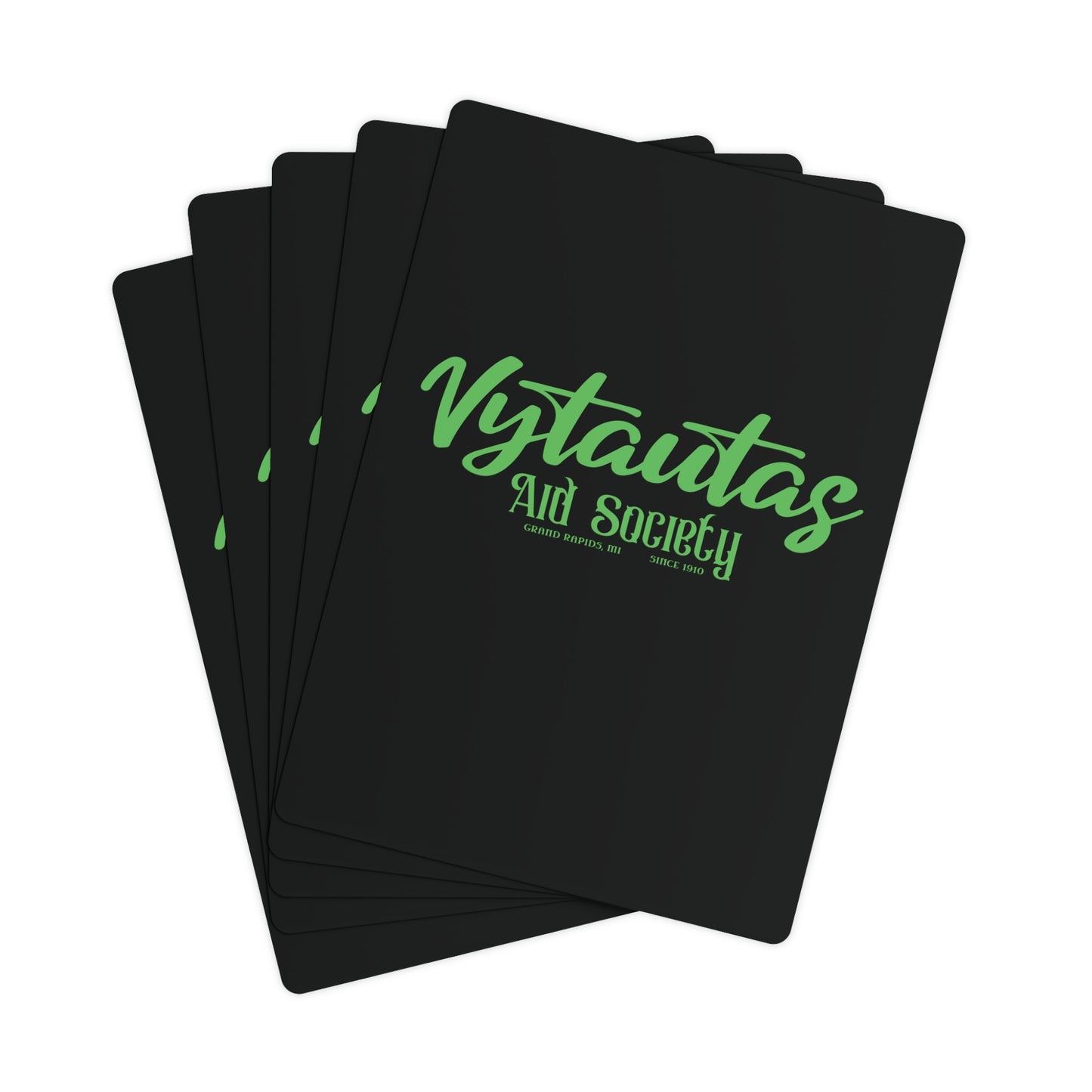 Vytautas Aid Society Poker Playing Cards