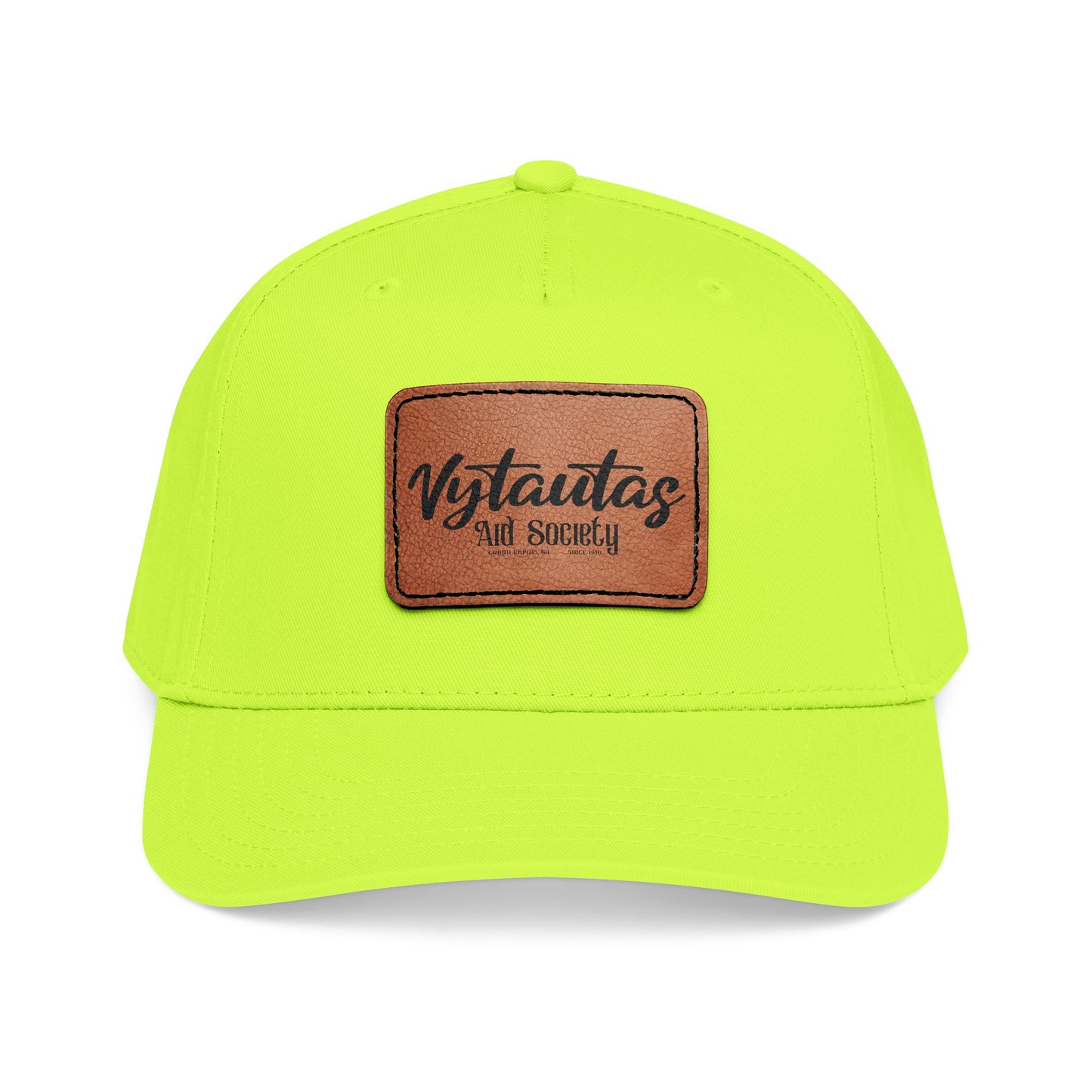 Leather Patch Baseball Cap — Vytautas Aid Society