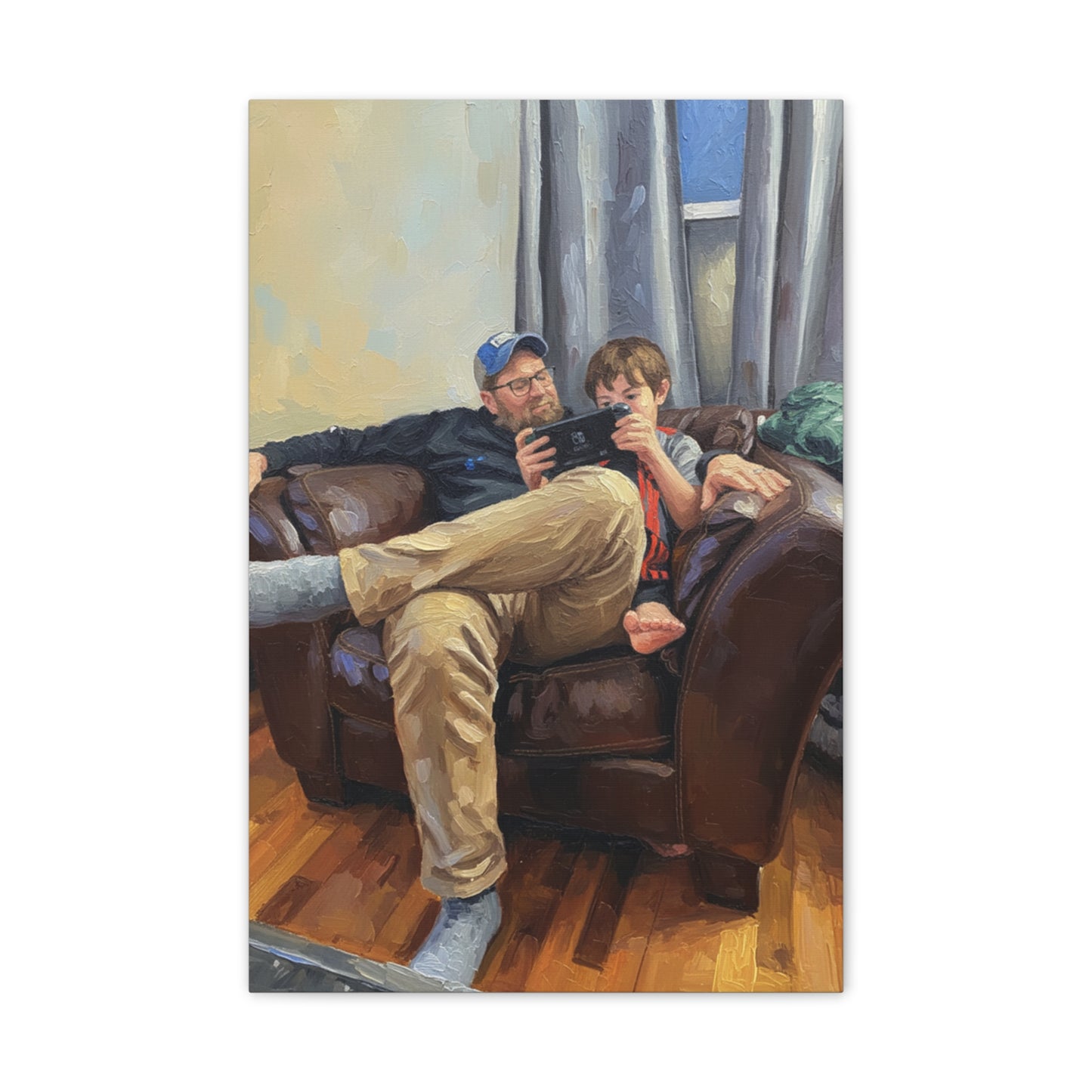 Custom Family Portrait Canvas Print — Stretched 0.75"
