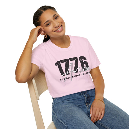 1776 America "It's All About Freedom" T-Shirt