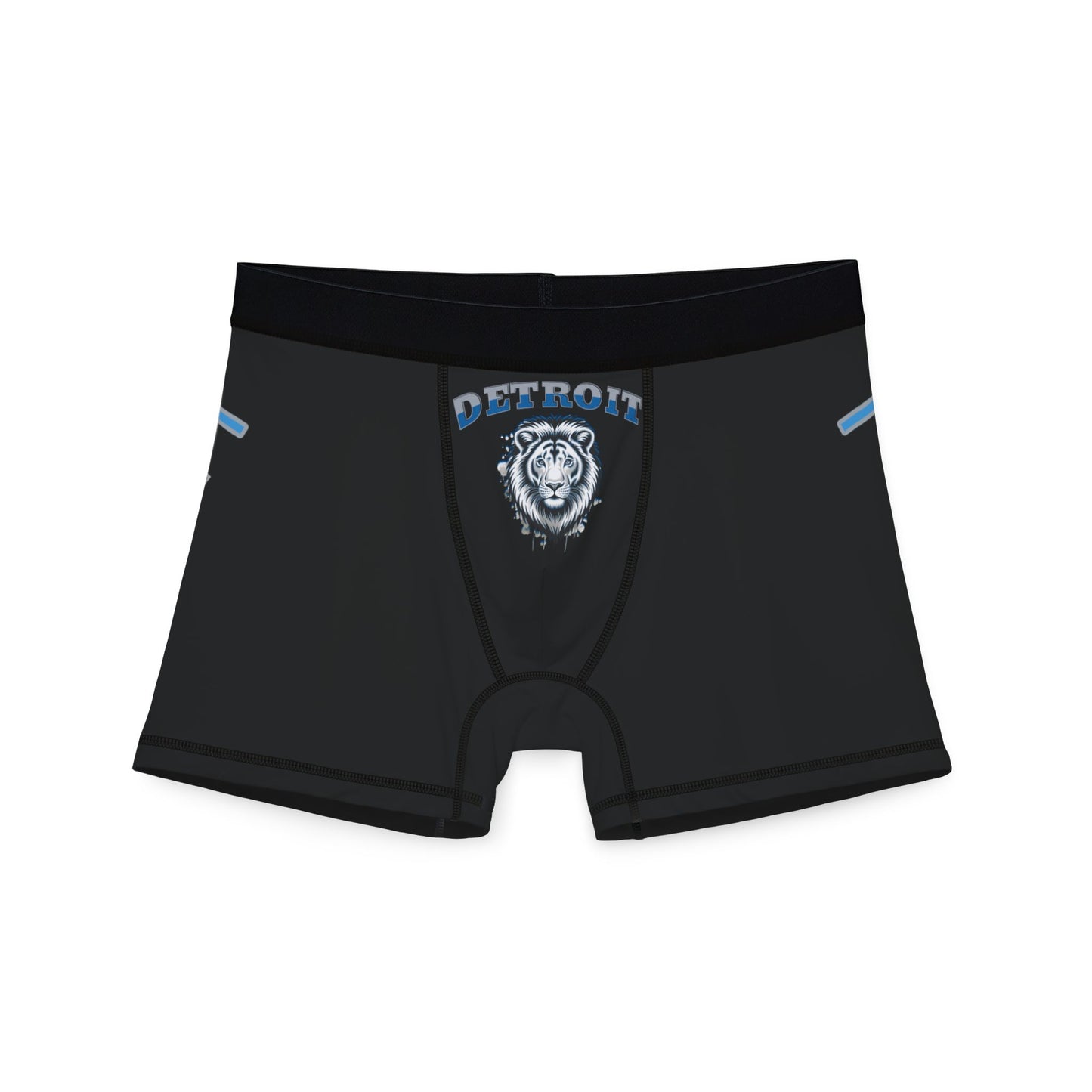 Detroit Lions Men's Boxers - AOP, Funny Gift for Sports Fans, Comfort Wear, Game Day Apparel, Unique Men's Underwear
