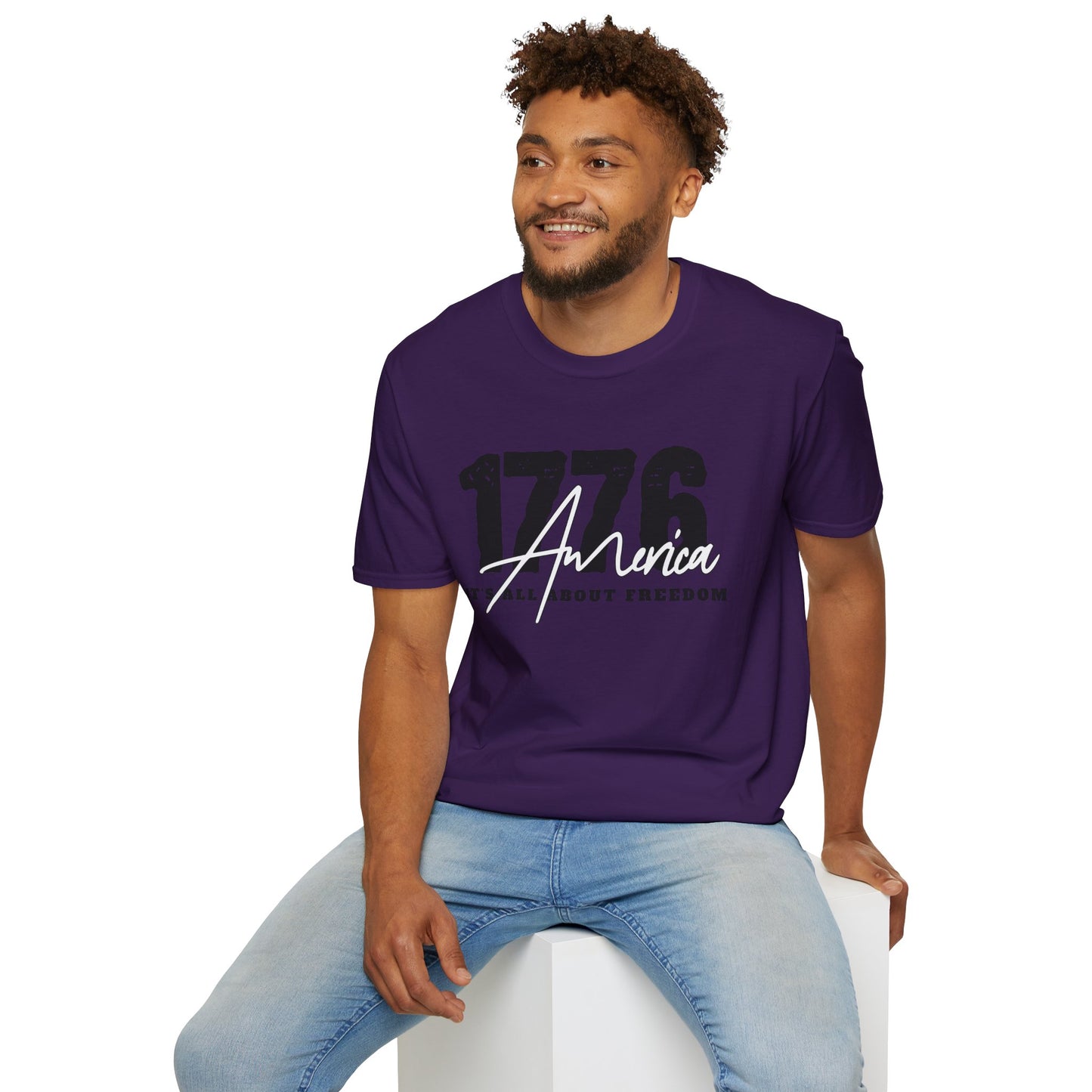 1776 America "It's All About Freedom" T-Shirt