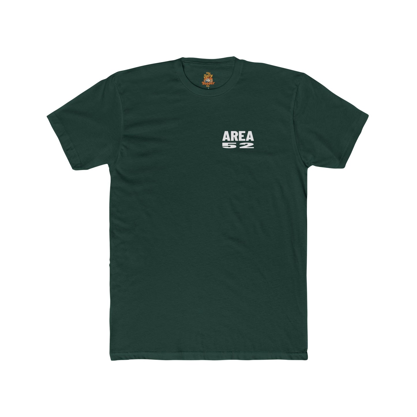 Area 52 Luther MI Stamp T-Shirt — "Work Hard Play Hard Stay Weird" Vintage Badge Tee