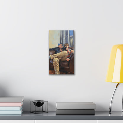Custom Family Portrait Canvas Print — Stretched 0.75"