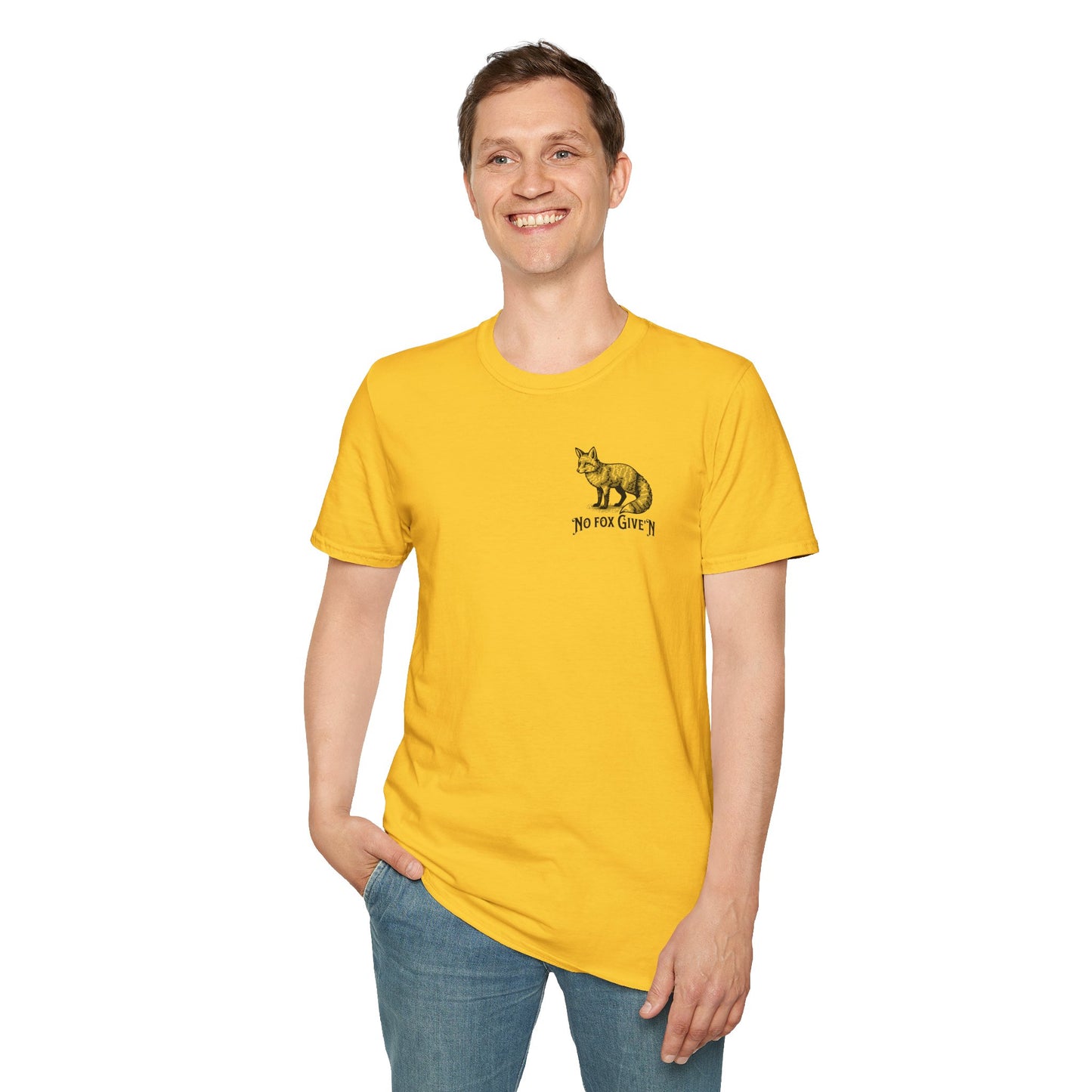 T-Shirt — 'No Fox Give'n' Vintage Fox Graphic Tee