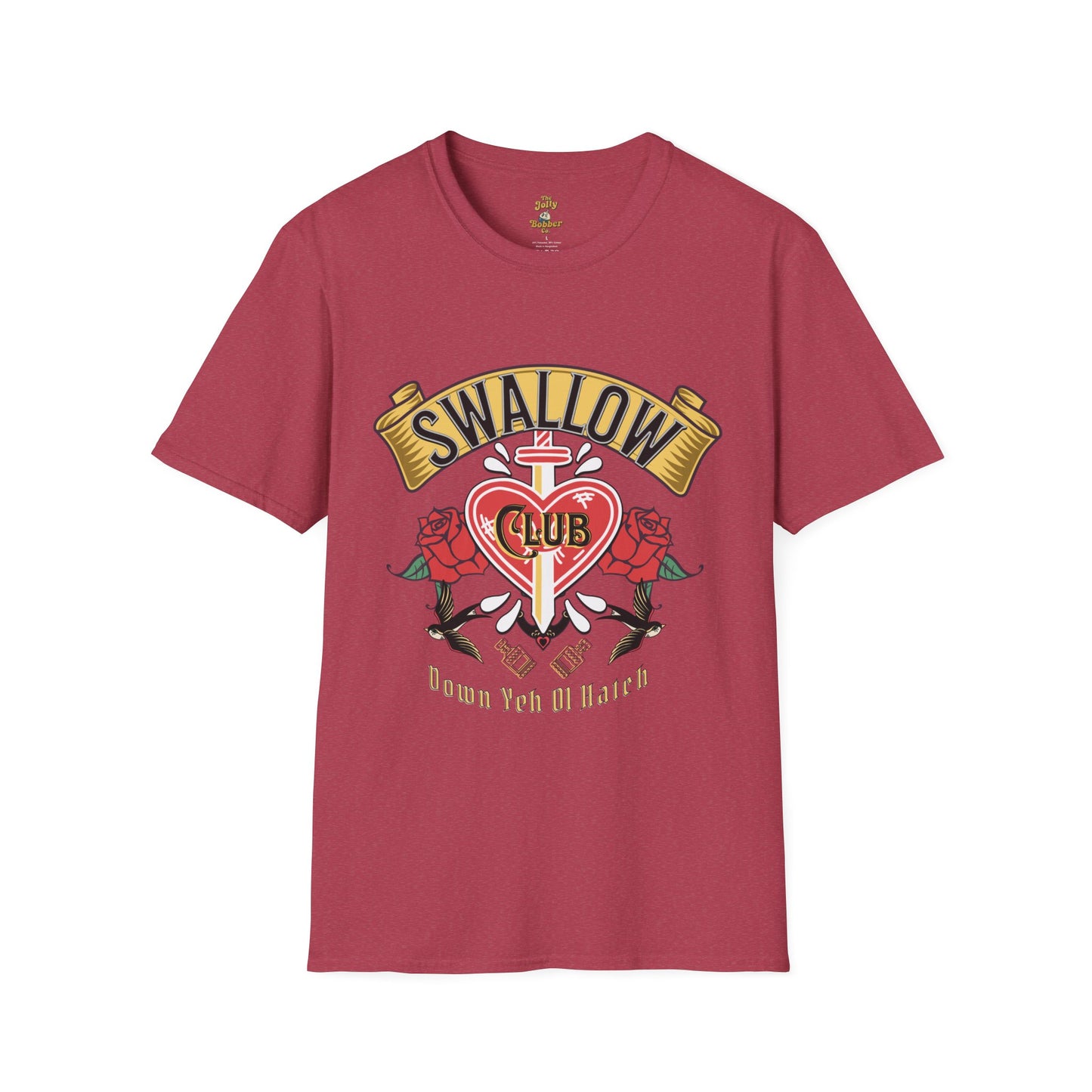 Sailors Swallow Club - Softstyle T-Shirt Unisex T-Shirt | Nautical Graphic Tee
