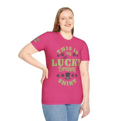 Lucky Drinking Shirt Tee — "This Is My get Lucky Drinking Shirt" St. Patrick’s Day T-Shirt