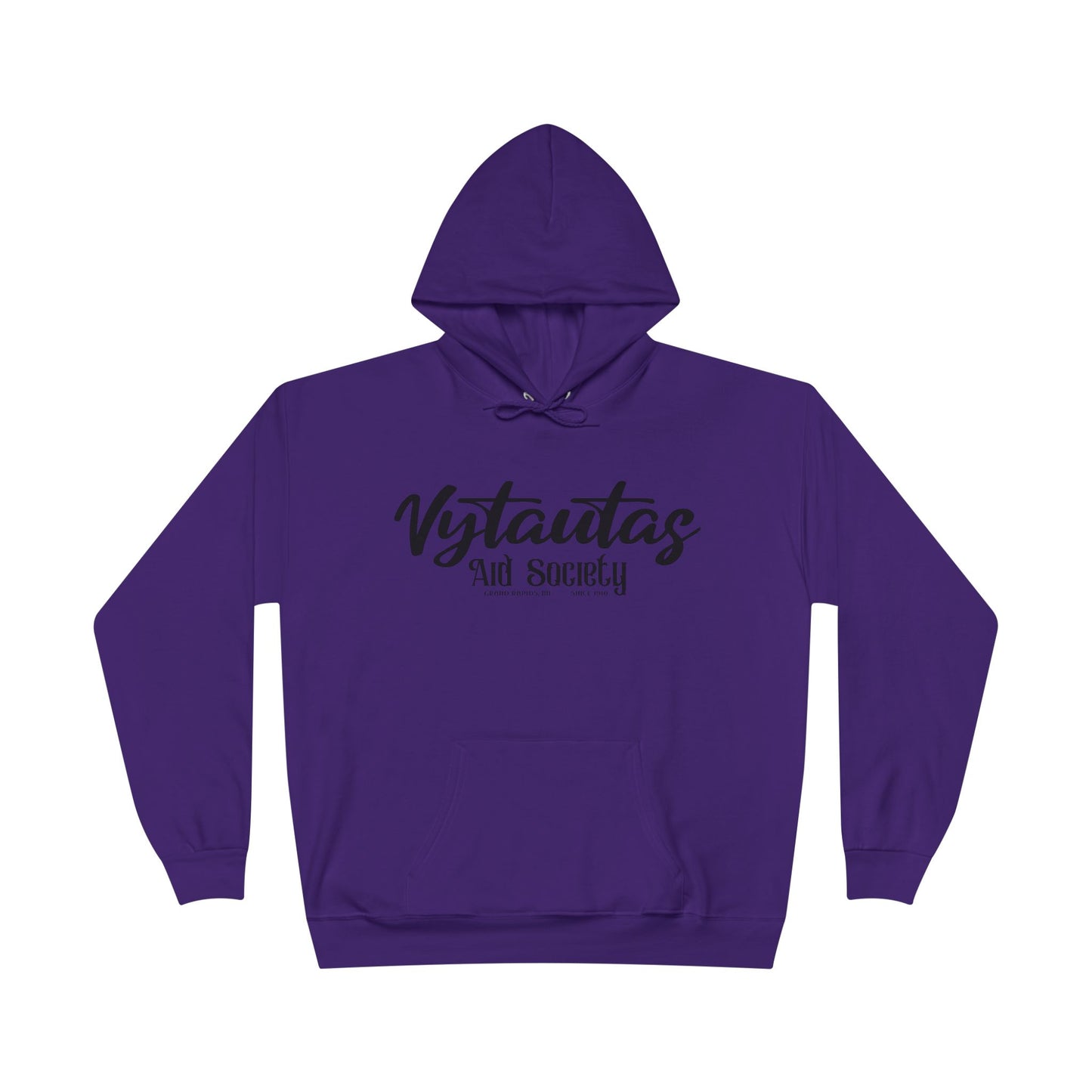 Vytautas Aid Society Hoodie — Simple Script Logo Pullover