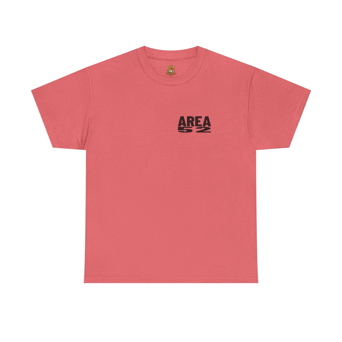 Area 52 T-Shirt – Vintage Stamp Design (Work Hard Play Hard, Luther MI)