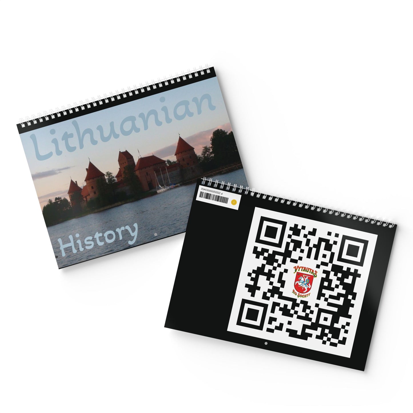 Lithuanian 2026 Wall Calendar — Historic Photos and local Vytautus Mi Photos, Monthly Planner