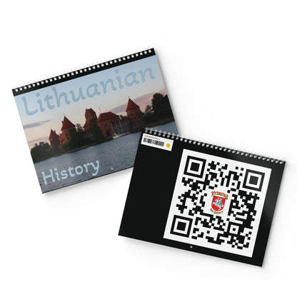 Lithuanian 2026 Wall Calendar — Historic Photos and local Vytautus Mi Photos, Monthly Planner
