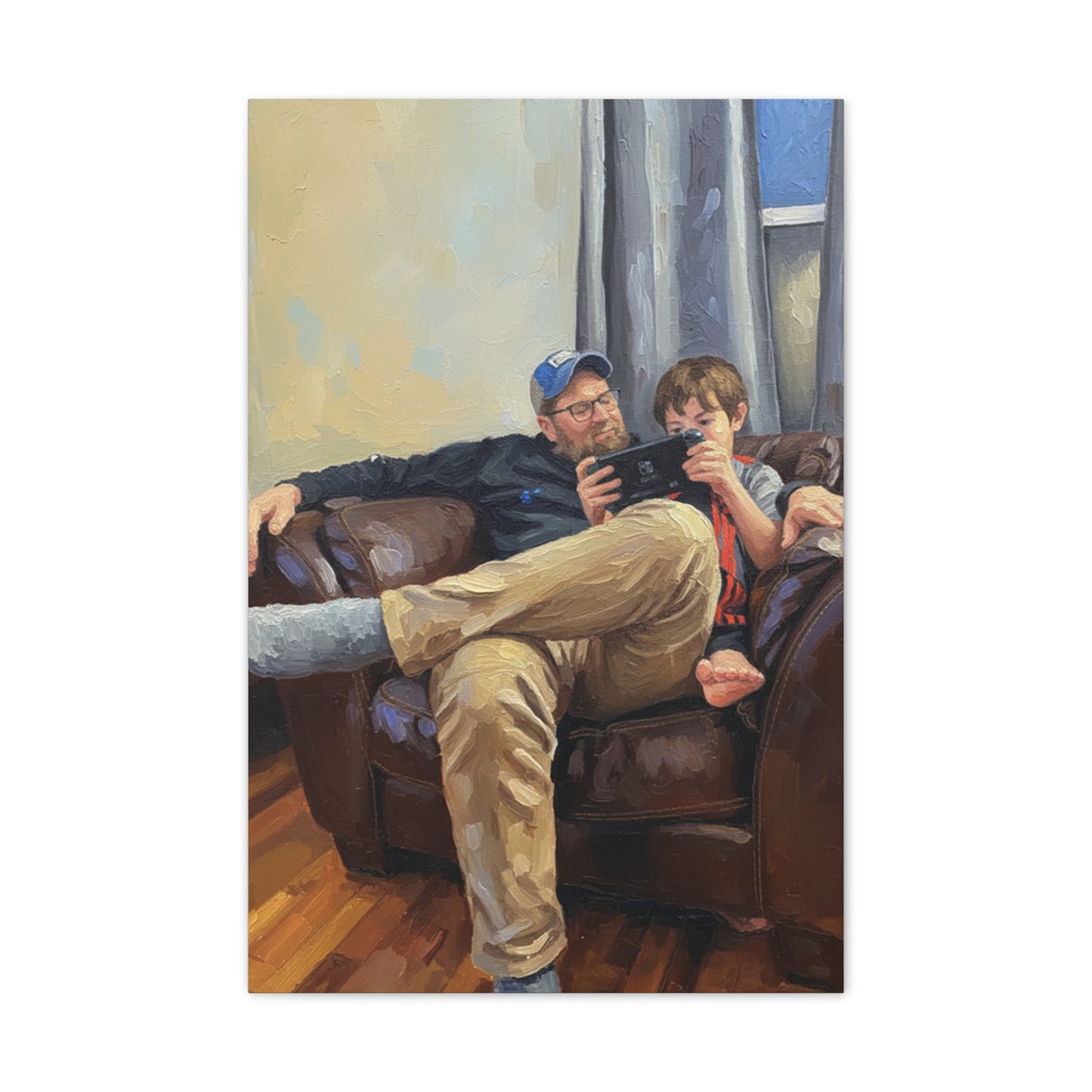 Custom Family Portrait Canvas Print — Stretched 0.75"