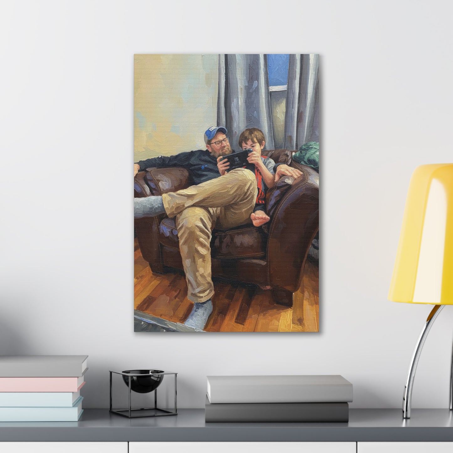 Custom Family Portrait Canvas Print — Stretched 0.75"