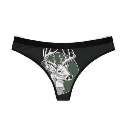 Buck Thong -  Womans  Black Thong - The Jolly Bobber 