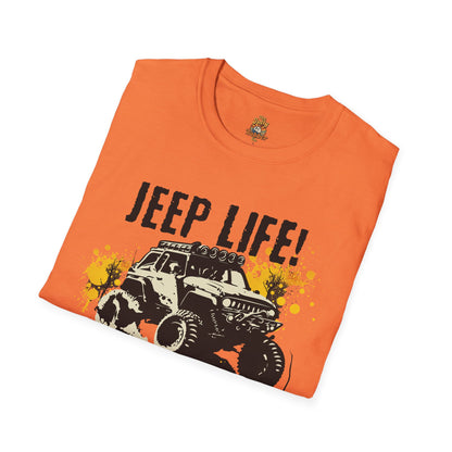 Jeep Life Unisex Softstyle off road T-Shirt
