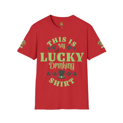 Lucky Drinking Shirt Tee — "This Is My get Lucky Drinking Shirt" St. Patrick’s Day T-Shirt